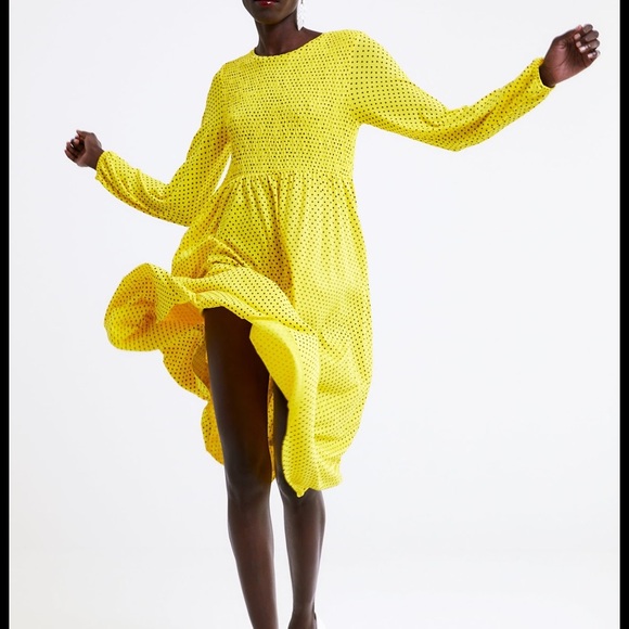 Zara Dresses & Skirts - Zara Polka Dot Print Dress